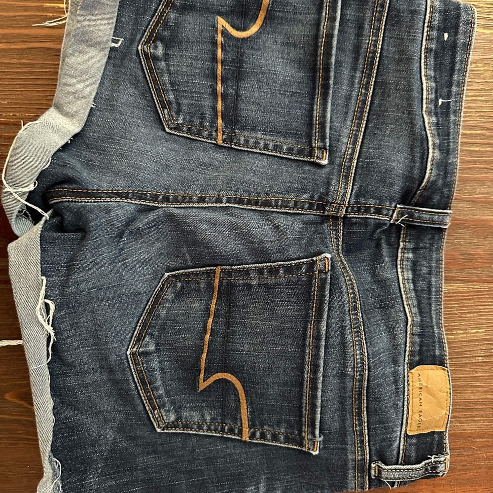 American Eagle Denim High Waist Shorts - Picture 2 of 3